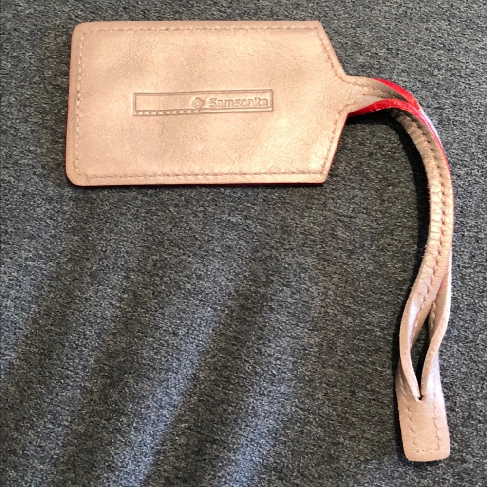 Samsonite Black Label X’lite Silver Luggage Tag!